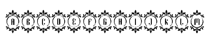 Wreath Snow FONT