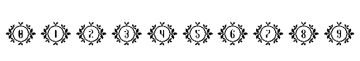 WreathSnowRegular Font OTHER CHARS