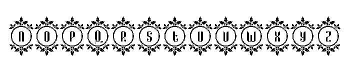 WreathSnowRegular Font LOWERCASE