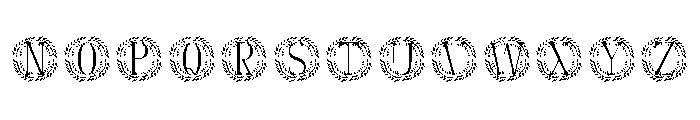 Wreathaura Monogram Font LOWERCASE