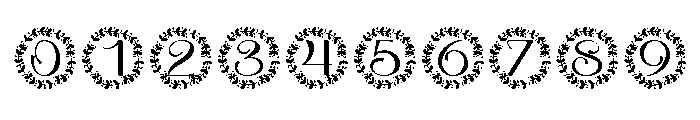 Wreathling Monogram Font OTHER CHARS