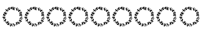 Wreathling Monogram Font OTHER CHARS