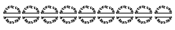 Wreathling Split Monogram Font OTHER CHARS