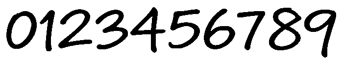 WriteMood Font OTHER CHARS