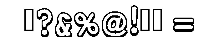 Writer Outline Regular Font OTHER CHARS