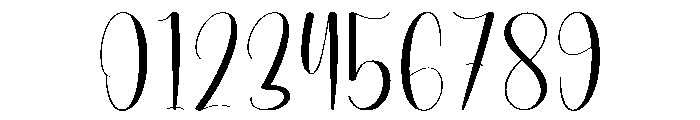 Writing Birthday Font OTHER CHARS