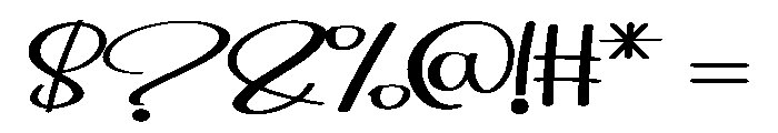 Writing Christmas Font OTHER CHARS