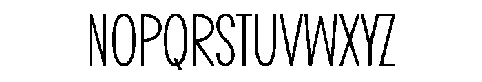 Writing Cream Regular Font UPPERCASE