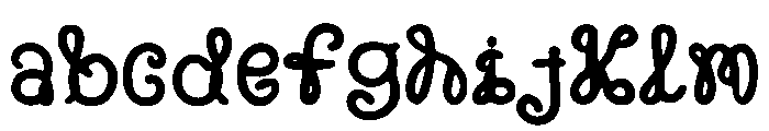 Writing Curvy FONT