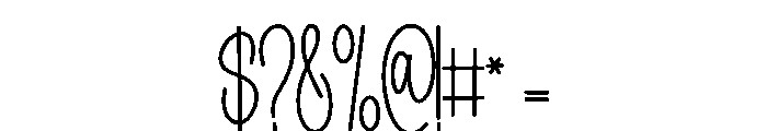 Writing Notebook Font OTHER CHARS