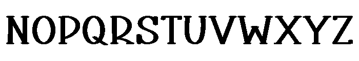 Writing Planner Font LOWERCASE
