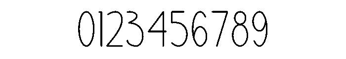 Writing Planning Regular Font OTHER CHARS