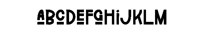 Writing Planning Font UPPERCASE