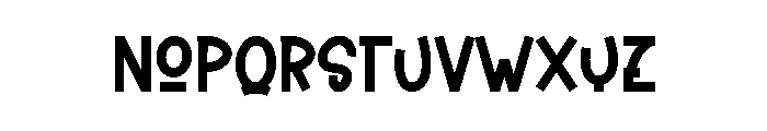 Writing Planning Font UPPERCASE