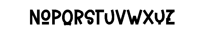 Writing Planning Font LOWERCASE