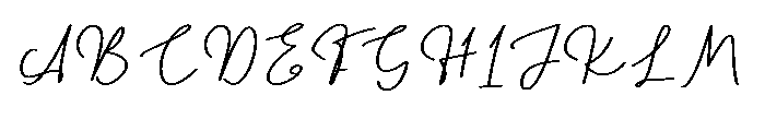 Writing Saturday Font UPPERCASE