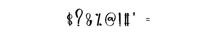 Writing Stylish Font OTHER CHARS