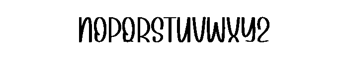 Writing Sunshine Font LOWERCASE