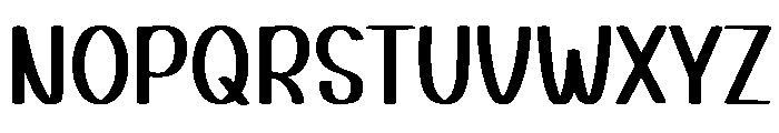 Writing Valentine Font UPPERCASE