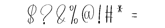 Writing Wedding Font OTHER CHARS