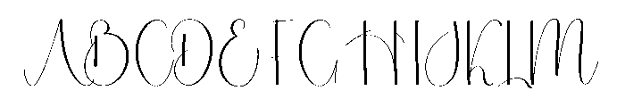Writing Wedding Font UPPERCASE