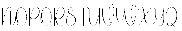 Writing Wedding Font UPPERCASE