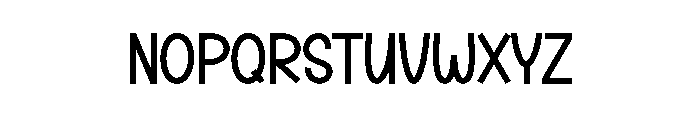 Writing Wednesday Font UPPERCASE