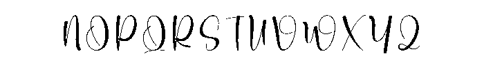Writing1 Font UPPERCASE