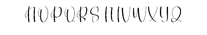 Writing2 Font UPPERCASE