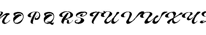 Written Capture Regular Font UPPERCASE
