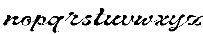 Written Capture Regular Font LOWERCASE