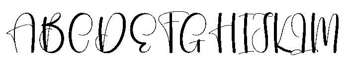 Written Signature Font UPPERCASE
