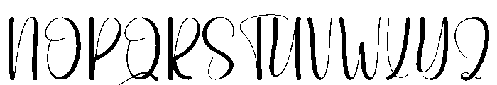 Written Signature Font UPPERCASE