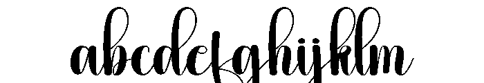 Written Signature FONT