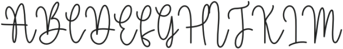 Write Signature Regular otf (400) Font UPPERCASE