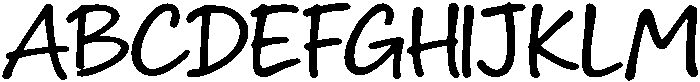 WriteMood otf (400) Font UPPERCASE