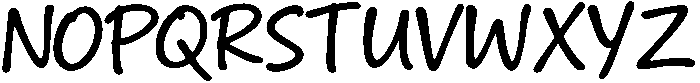 WriteMood otf (400) Font UPPERCASE