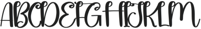 Writer Regular otf (400) Font UPPERCASE