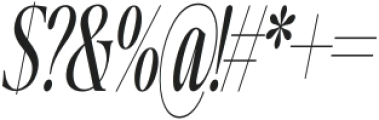 Writer’s Mark Display Condensed Italic otf (400) Font OTHER CHARS