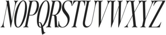 Writer’s Mark Display Condensed Italic otf (400) Font UPPERCASE