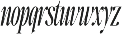 Writer’s Mark Display Condensed Italic otf (400) Font LOWERCASE