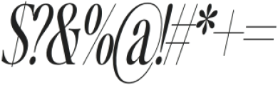 Writer’s Mark Display Condensed Slanted otf (400) Font OTHER CHARS