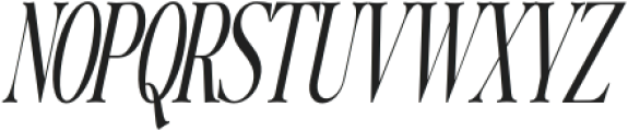 Writer’s Mark Display Condensed Slanted otf (400) Font UPPERCASE