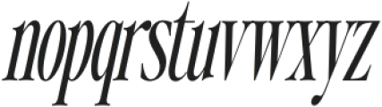Writer’s Mark Display Condensed Slanted otf (400) Font LOWERCASE