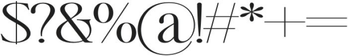 Writer’s Mark Display Extra Light Expanded otf (200) Font OTHER CHARS