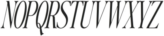 Writer’s Mark Display Light Condensed Slanted otf (300) Font UPPERCASE