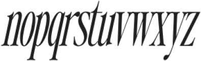 Writer’s Mark Display Light Condensed Slanted otf (300) Font LOWERCASE
