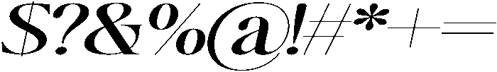 Writer’s Mark Display Medium Expanded Slanted otf (500) Font OTHER CHARS