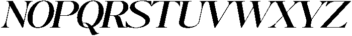 Writer’s Mark Display Medium Expanded Slanted otf (500) Font UPPERCASE