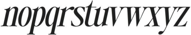 Writer’s Mark Display Slanted otf (400) Font LOWERCASE